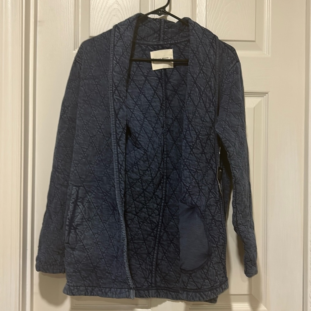 NWT lucky brand quilted cardigan - XS